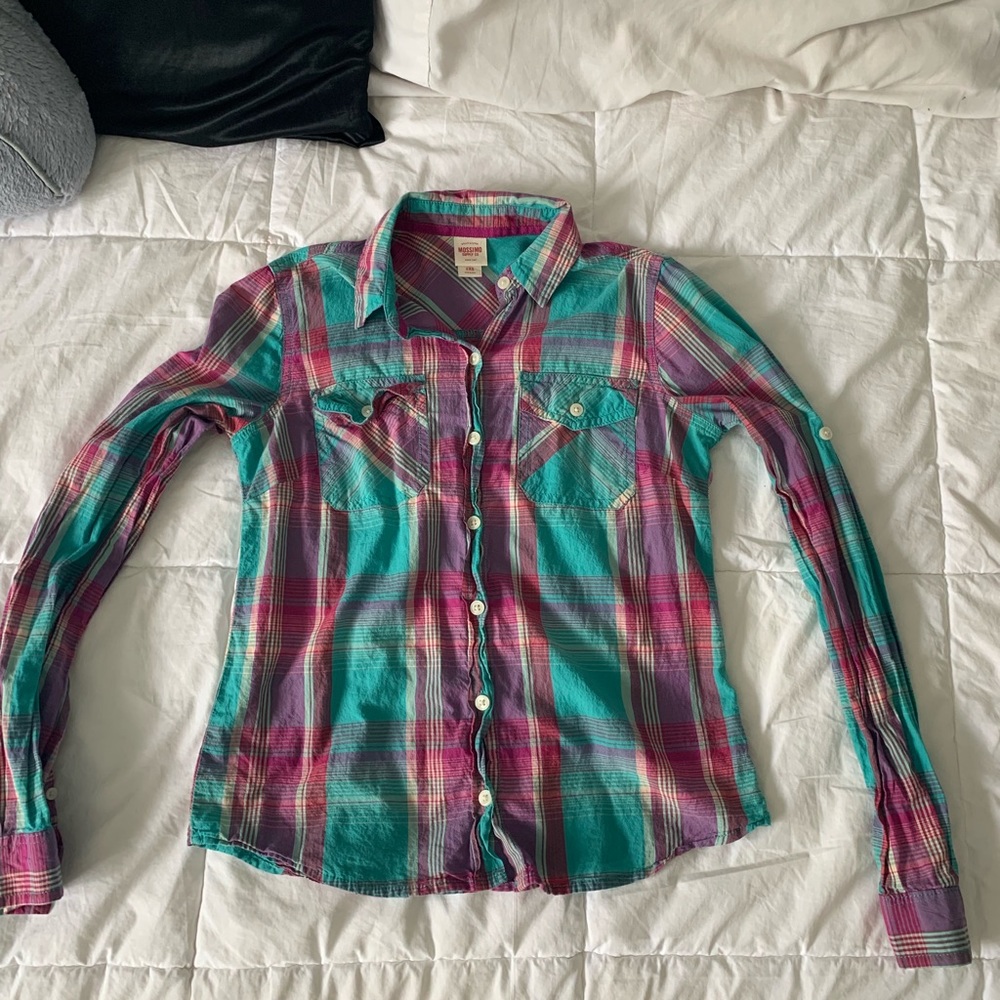 Colorful button down